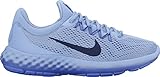 Soft, dual-density Nike Wmns Lunar Skyelux, Zapatillas de Entrenamiento para Mujer, Azul (Aluminium Moyen/Bleu Binaire), 37.5 EU