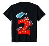 Dieses lustige Feuerwehrauto Geburtstagsshirt 2 Jahre zum 2. Geburtstag für Jungen, Mädchen ist ideal für Baby, Kinder, Kleinkinder die bald 2 Jahre alt werden. Mit einem tollen Motiv Feuerwehr Shirt. 2 Geburtstag 2 Jahre T-Shirt für Geburtstag Party Deko.