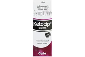 CLOUDBAZAAR 247 Ketocip Anti-Dandruff Shampoo for Dry Scalp, 2% Ketoconazole, 100ml