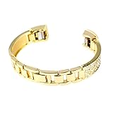 HuaForCity Ersatzband Uhrarmband für Fitbit Alta/HR, Uhrenarmband Edelstahl Metall Ersatz Smart Armband Strap für Fitbit Alta Fitbit HR