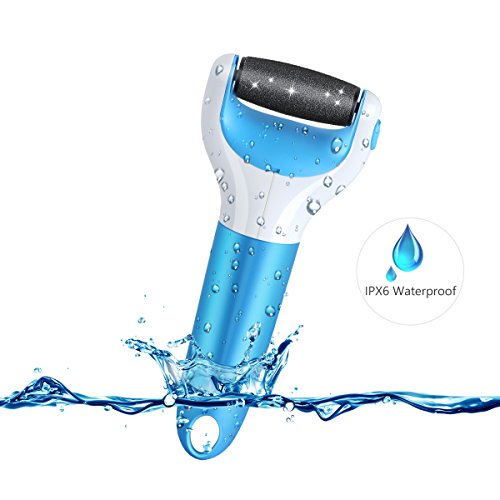 OMorc Elektrische Hornhautentfernung Wasserdicht Electronic Fußfeile Nachladbar Schnurlos Doppelgeschwindigkeit für zu Hause und Salon - 5