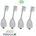 Produktbild Sohv® Premium Ersatzbürstenköpfe, kompatibel mit Philips Sonicare e-Series HX7022/07/26 Standard-Bürstenkopf für Schallzahnbürste, 4er Pack [2, 3, 4, 5-er Pack verfügbar]