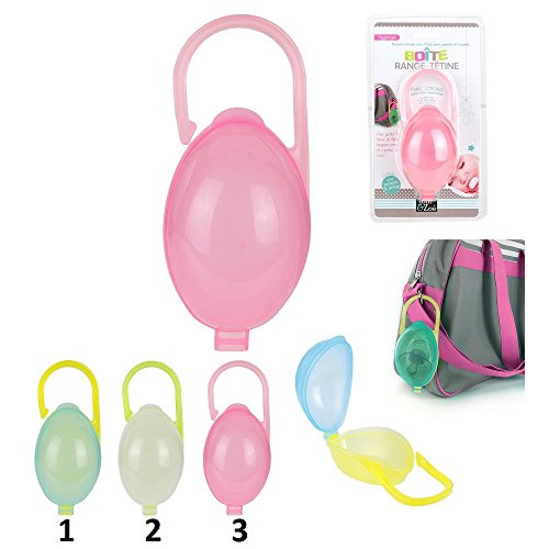 Pochettes Pour Sucettes Bebe Puericulture Vert Et Rose Supvox Boite Rangement Pour Sucette Bebe De Voyage 2 Pieces