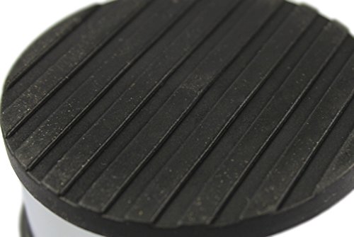 COM-FOUR® Türstopper im Edlen Chromdesgin, Ø 10 cm, Türschutz Türhalter Türfeststeller Anschlagschutz (10 cm flach) (10 cm flach) - 2