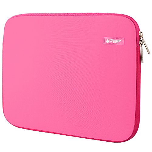 iBenzer - Deluxe Laptop-Hülsen-Beutel-Abdeckungs-Fall für alle 13-Zoll-Laptop-Computer - Macbook Pro 13 '' / Macbook Air 13 '' / Macbook Pro 13 '' mit Retina-Display (Rosa BH-MP13PK)