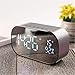 Produktbild Wecker LED Wecker mit FM Radio Drahtloser Bluetooth Lautsprecher Unterstützung Aux TF USB Musik Player drahtloses Büro Schlafzimmer (Color : Silber)