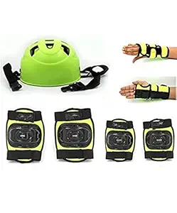 Protective Set for Cycling and Skating Protective Gear Suitable for Boys and Girls 7 Pcs Set
