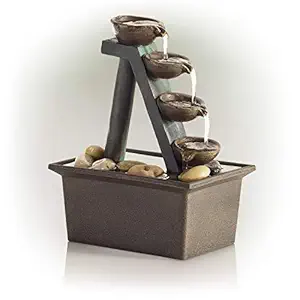 Alpine WCT324 4-Tier Step Tabletop Fountain