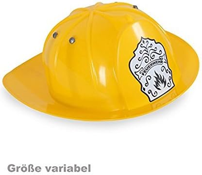 Fries 38409 Party-chic firefighter helmet yellow, variable size