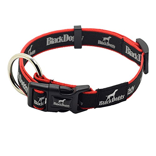 Treat Me Collar Nylon Basica Colores Regulable de A Nylon Talla 30-50cm Rojo
