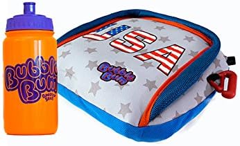 BubbleBum Travel Car Booster Seat - Travel Happy Bundle - Stars &amp; Stripes