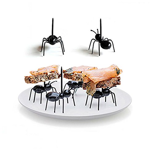FENICAL Partypicker Piekser Party Picks Piekser Kuchen Toppers 12pcs (nette Mini-Ameise) - 3