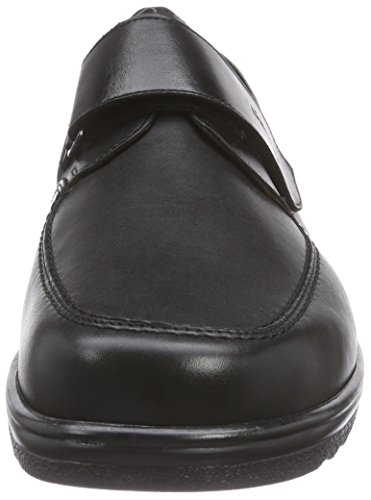 Ganter ERIC Weite I Herren Slipper Schwarz (schwarz 0100)