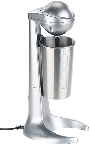 Rosenstein & Söhne Elektrischer Drink-Mixer mit Edelstahl-Becher, 100 Watt - 5