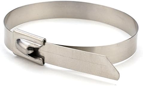 Cable Tie Supply CTS Brand - 12 Inch, 300 Lb. Tensile Strength, 316 Stainless Steel Cable Tie (Bag of 100)
