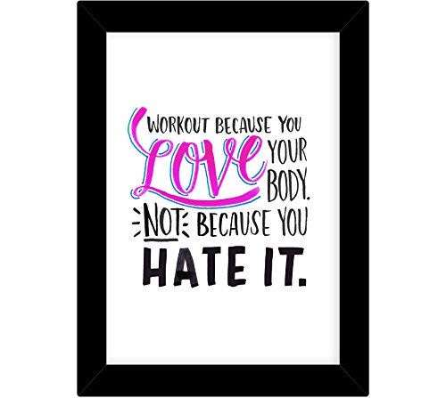 TIED RIBBONS Inspirational Quotes Wall Frames | Inspiring Photo Frames | Wall Poster with Frame for Bedroom | Motivational Office Posters (13.6 inch X 10.2 inch,Multicolor, Engineered Wood)