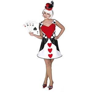 DIsfraz Reina de Corazones. Talla M de Mujer.