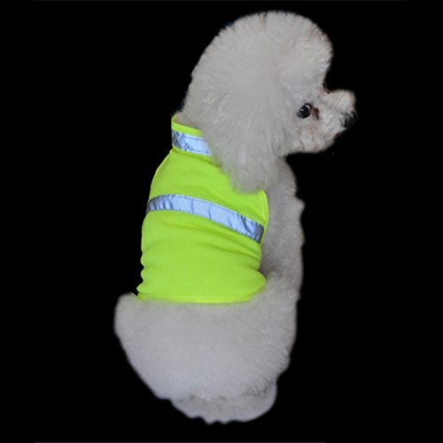 Hrph-Pets-Fluorescent-Security-Dog-Reflective-Vest-Clothes-Safety-Luminous-Waterproof-Pet-Clothing