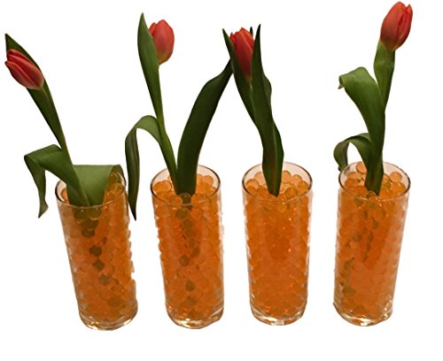 8000 Stück / 20Liter Wasser Kugeln Gel Bälle CHRISTAL ERDE CHRYSTAL Perlen Vasen Dekoration 11-15mm Durchmesser / 200Gramm – Pflanzen Kerzen Blumen Wasserspender Raumbefeuchter KRISTALL HINGUCKER (Transparent) - 7
