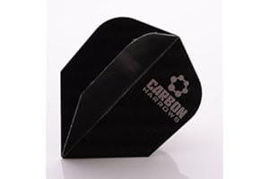 MANCHESTER CITY FC 9 x HARROWS DARTS FLIGHTS CARBON STANDARD BLACK (3 sets) by PerfectDarts