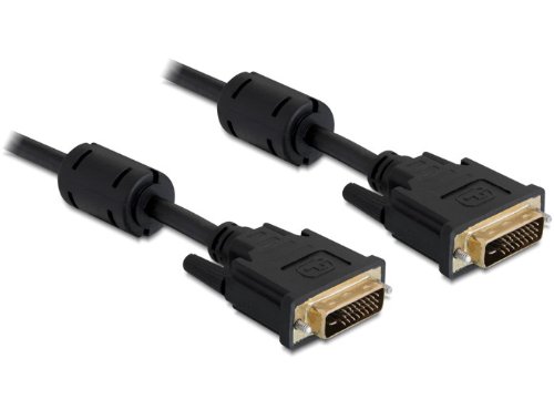 Delock DVI-Kabel (DVI 24+5 Stecke/Stecker, 3m) schwarz