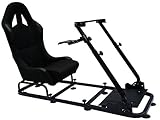 FK-Automotive Game Seat Spielsitz fr PC und Spielekonsolen Stoff schwarz - 