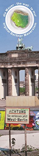 Preisvergleich Produktbild Original Berliner Mauer Lesezeichen mit Mauerstück der ehemaligen DDR Grenze