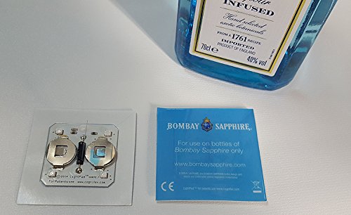 Exklusiv Bombay Sapphire LED Flaschenbeleuchtung // Light Pad 2er Set