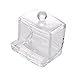 Clear Acrylic Cotton Wool Bud Dispenser Organiser Container Display 2130