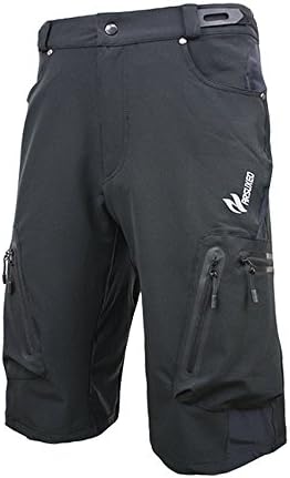 CZUP Outdoor Mountian Bike MTB Shorts Cycling Bicycle Loose Short-Pants UP-A016 Black XXL