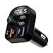 Produktbild FM Transmitter Bluetooth für Auto, MP3-Player Freisprecheinrichtung Wireless Radio Adapter Kfz-Ladegerät mit 3 USB-Ports Ladegerät 5V 3.1A für iPhone, iPad,Samsung und die meisten Geräte