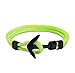 Produktbild XBY.mi 1PCS Anker männlichen und weiblichen Armband Polyester Seil Armband Fluoreszierendes Grün 
