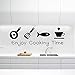 Produktbild Kreative einfache Kochzeit Küche Dekoration Vinyl Wandaufkleber Liebhaber Haus Dekoration Für Tapete Wandbild wallstickers 30 * 86 cm