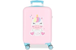 Roll Road Happy Pets Maleta de Cabina Rosa 33x50x20 cms Rígido 2 kgs Cierre de combinación Lateral ABS 2 kgs 33L Equipaje de Mano