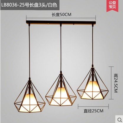 YYHAOGE Chandeliers/Ceiling Light Iron Art Nouveau Cafe Bar Terrace Restaurant Is Light, Homewear Chandelier