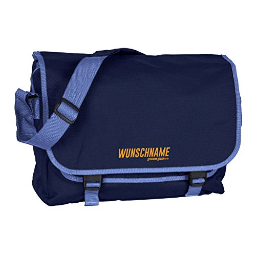 Preisvergleich Produktbild Goodman Design ::: Schultertasche mit Wunschnamen ::: für Laptop