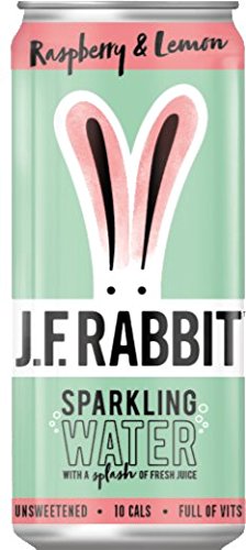 Price comparison product image JF Rabbit - Sparkling Flavoured Water with Fresh Juice – Vitamin D and B Vitamins - All Natural,  No Added Sugar,  No Sweeteners