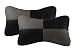 Speedwav 20454 Designer Seat Neck Cushion Pillow for Car (Black and Grey) RS.151.00