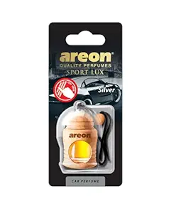 AREON Fresco New Sport - LUX Silver, CAR AIR FRESHENER, Room FRESHNER-Long Lasting Fragrance, AIR FRESHENER for Office and Home