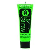 UV Glow Neon Face and Body Paint - 1x 10ml Green