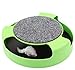 Produktbild yosoo Catch The Maus Motion Katze Spielzeug, Scratch Pad mit rotierenden Spielzeug Maus, PET CAT Catch The drehbar Maus Plüsch bewegenden Spielzeug, Katze Motion Chase Spielzeug