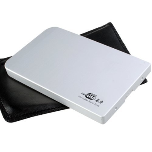 SODIAL (R) USB 2.0 External Festplattengehaeuse Aluminium IDE 2.5″ - 2
