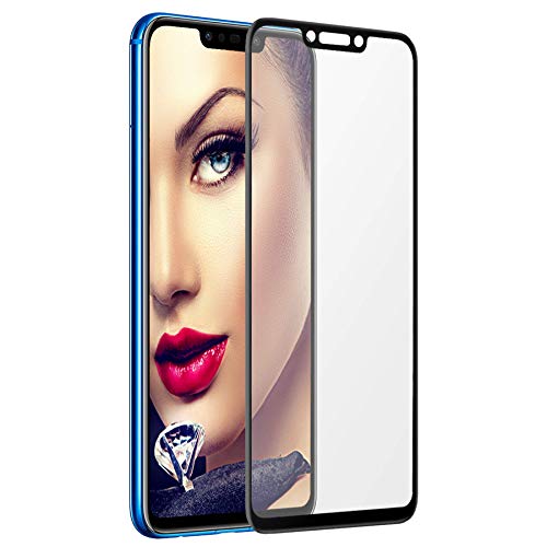 mtb more energy® 5D Premium Screen Protector for Huawei P Smart Plus | P Smart+ (6.3'') | black | 100% Adhesion | 3D Full Glue Curved Display Tempered Glass