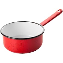 IBILI 912614 Casserole, Acier, Rouge, 14 cm