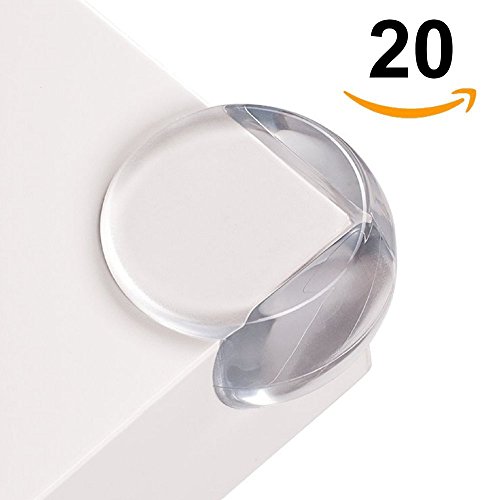 perfectii Coins de protection et protection des bords, Baby eckenschützer Ruban adhésif sécurité enfant sécurité enfant bébé Sécurité Sécurité silicone transparent (Pack de 20)