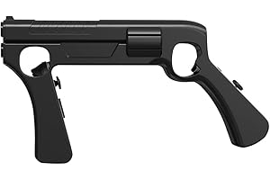 ZOAZR Pistola en Forma de empuñadura Sense Controller Grip para NS Switch OLED Juego Gun Accesorios para Splatoon3 Juego de Controlador de pie Accesorios de Juego Mejora