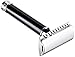 Muhle R106 Closed Comb Safety Razor Black Non-Slip Handle - No Blades Included
