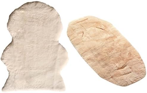Lamby Natural Lambskin Cuddle Rug with Stroller/Car Seat Liner