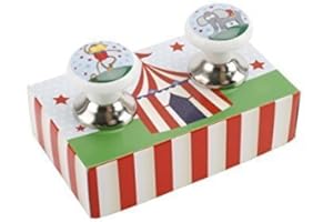 CGB Giftware | Set of 2 Ceramic Drawer Knobs Handles Child Kid Children Nursery Door Boy Girl | ART655