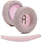 kılıfbenim Jbl Kulaklık Pedi 450/460/500/510 BT Tune 600T250/300 Uyumlu Jbl Kulaklık S&uuml;ngeri +Yastığı Takımı Pembe